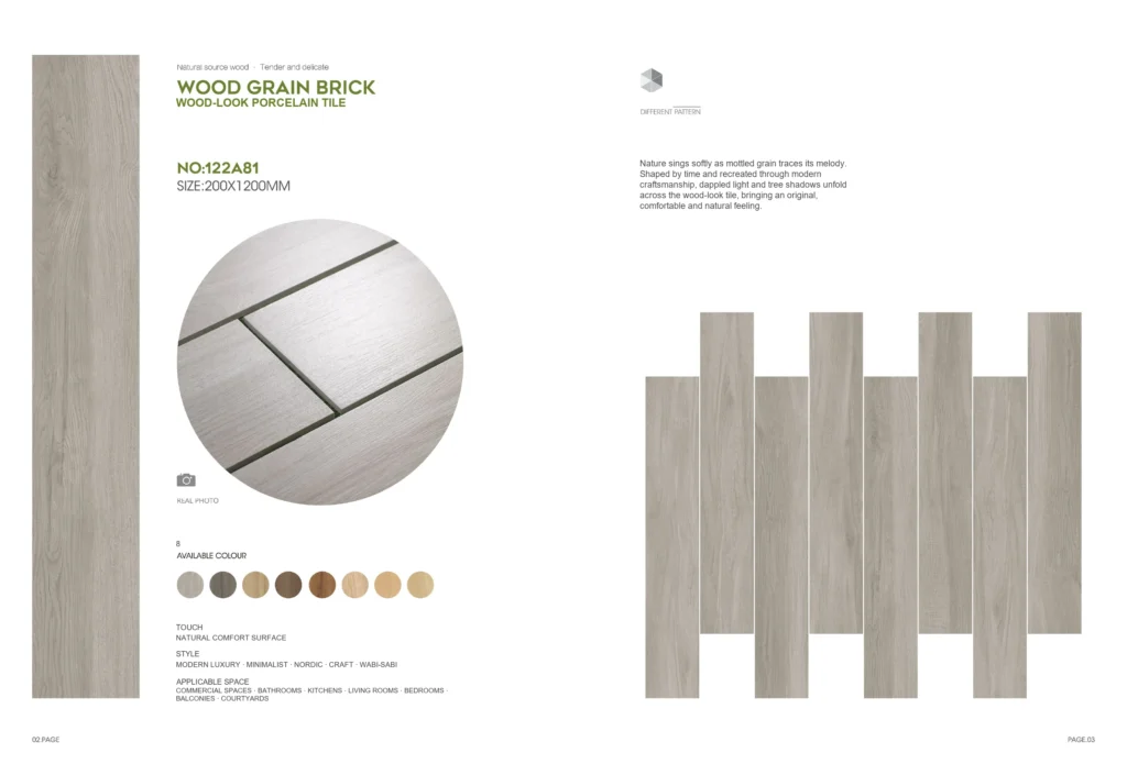 122A81 Wood-Look Tile
