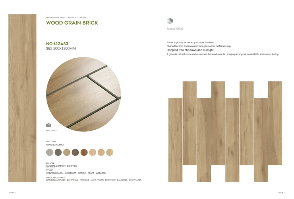 122A83 Wood-Look Tile