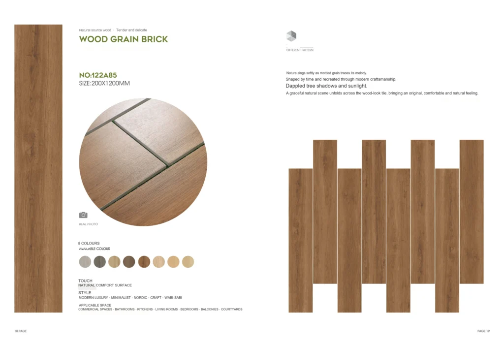 122A85 Wood-Look Tile
