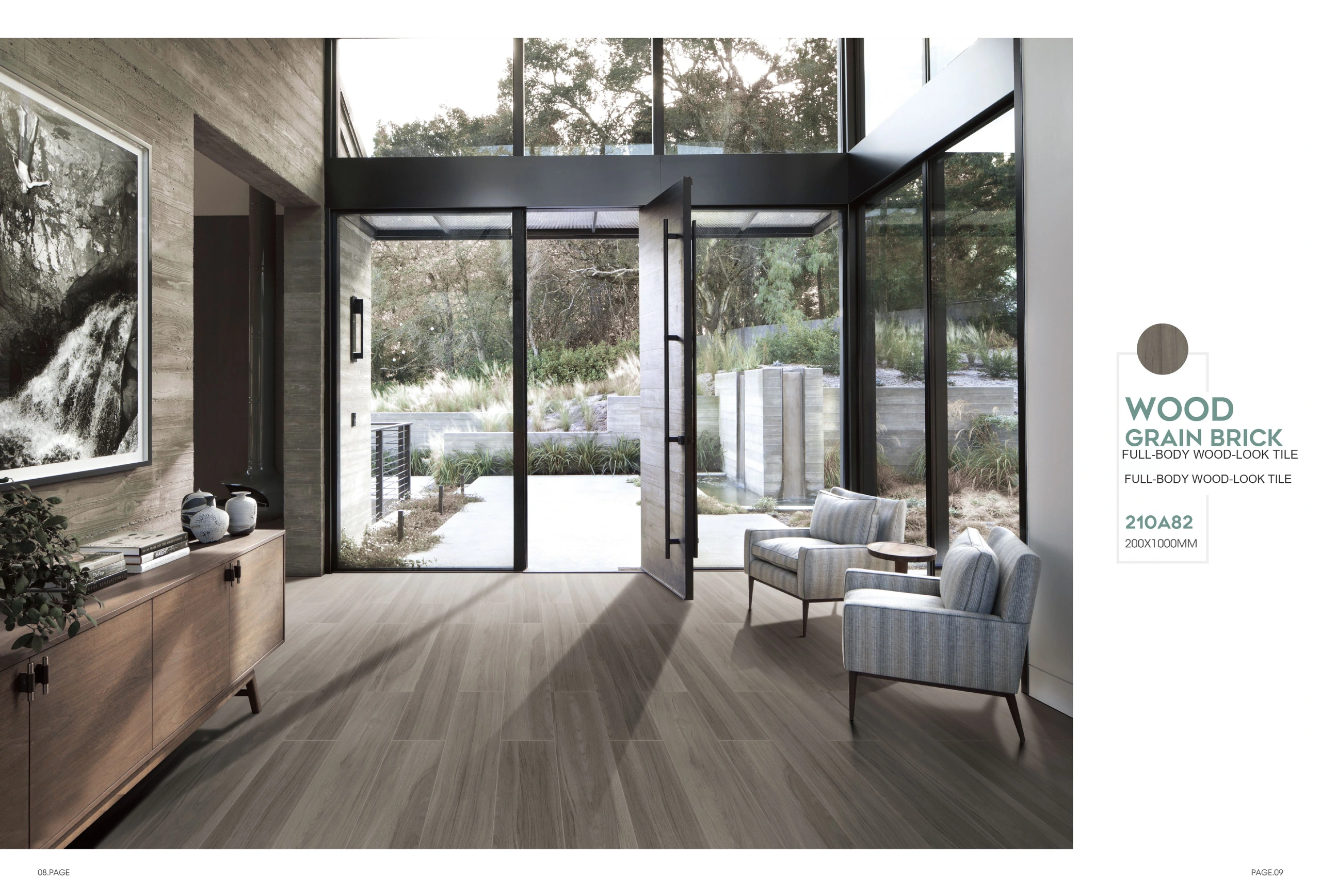 210A82 200 × 1000 mm wood-look tile — image 2