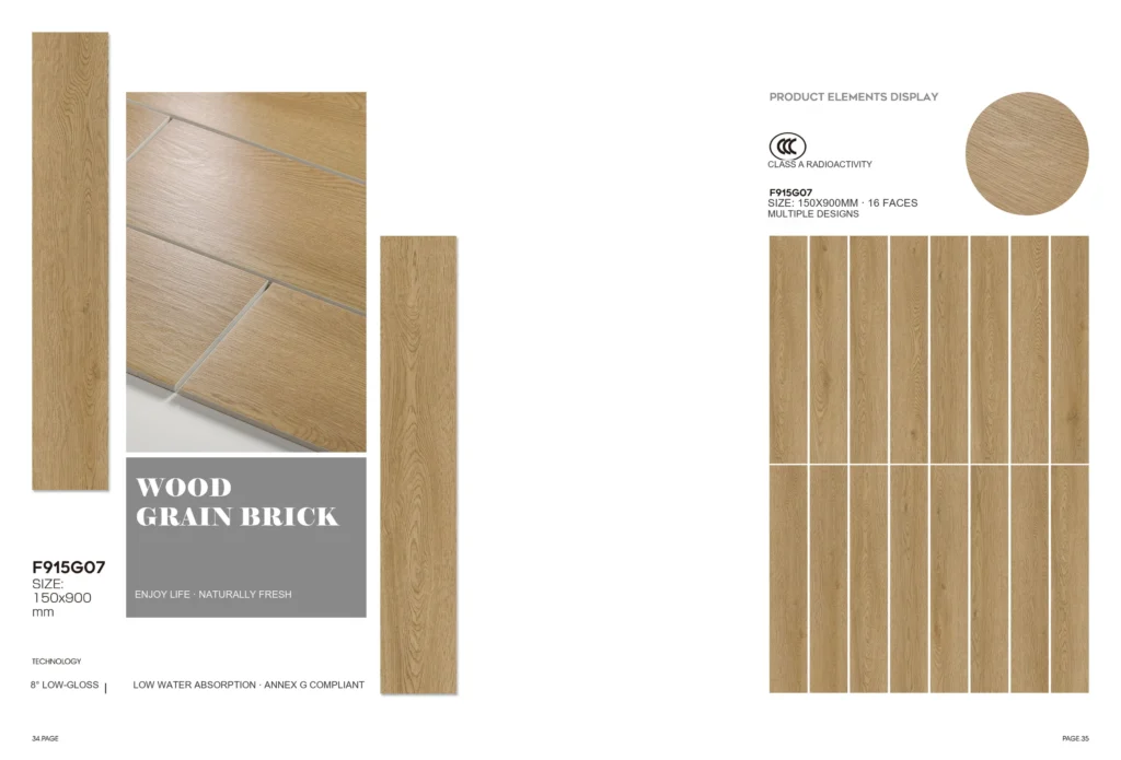 F915G07 Wood-Look Tile