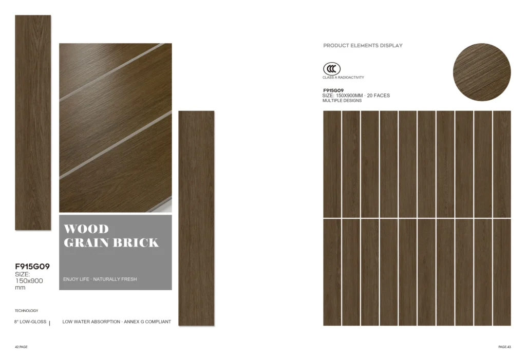 F915G09 Wood-Look Tile