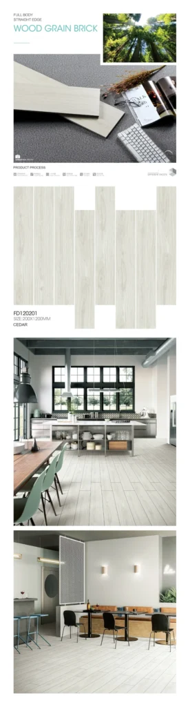 FD120201 Wood-Look Tile