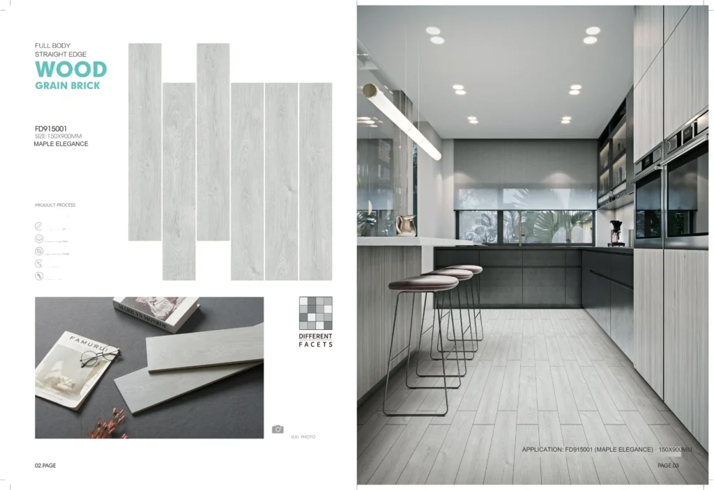 FD915001 Wood-Look Tile