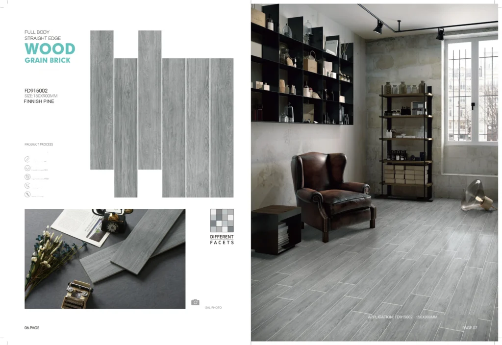 FD915002 Wood-Look Tile
