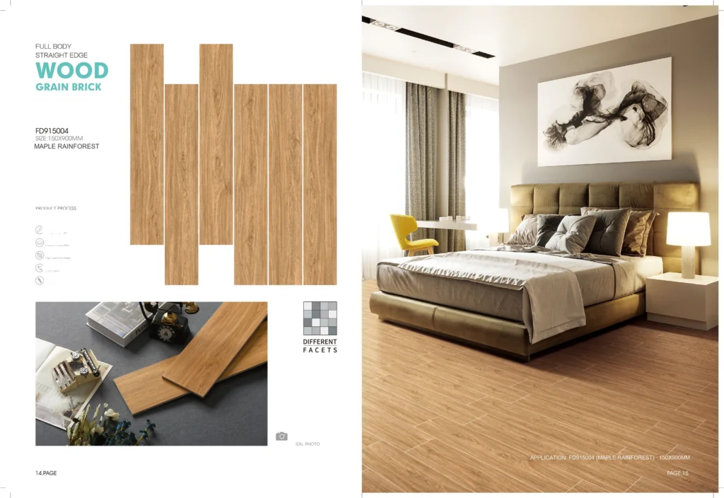 FD915004 Wood-Look Tile