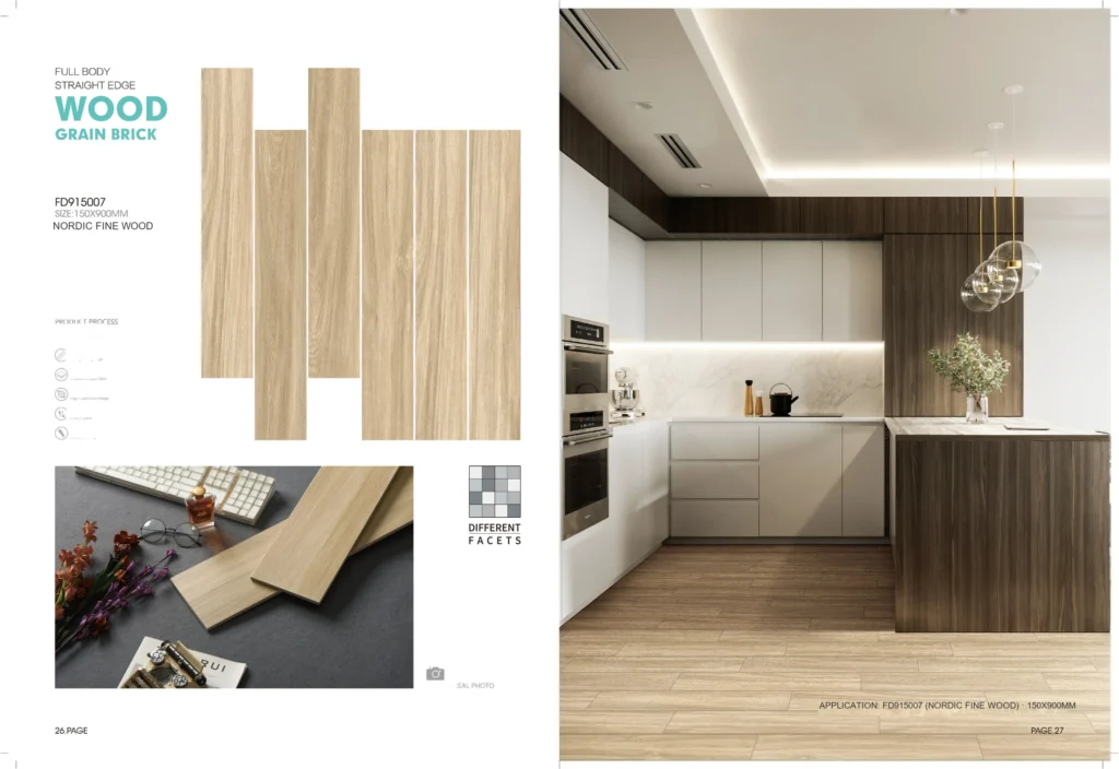 FD915007 Wood-Look Tile